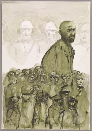 Janusz Korczak (1878 lub 1879-1942) z dziećmi