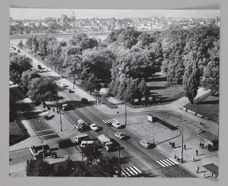 View of Praski Park and the Old Town