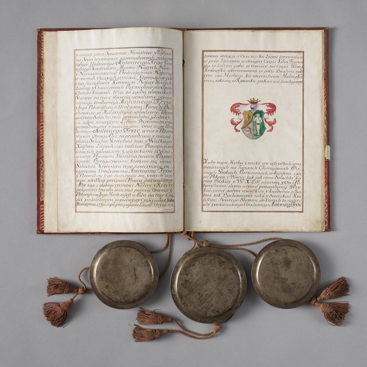 Akt nadania szlachectwa Antoniemu Fryze przez króla Stanisława Augusta Poniatowskiego