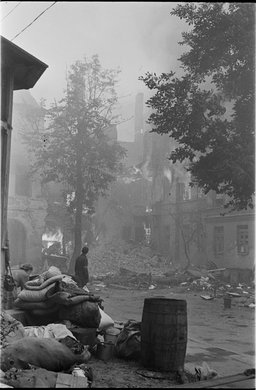 Pożar kamienicy przy placu Jana Henryka Dąbrowskiego 4