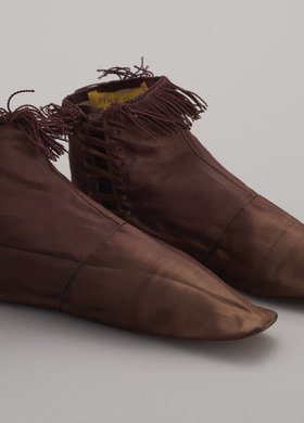 Trzewiki damskie atłasowe