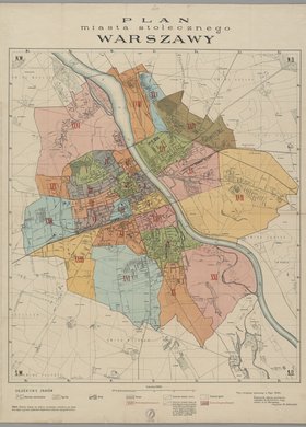 Plan miasta stołecznego Warszawy, skala 1:25000