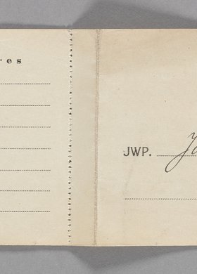 Zaproszenie na pokaz sztuki Jerzego Szaniawskiego p.t. "Murzynek"