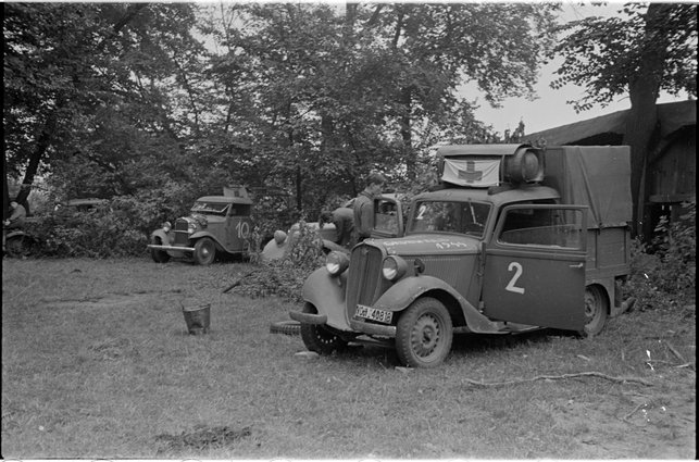 Park samochodowy Zgrupowania AK "Krybar"