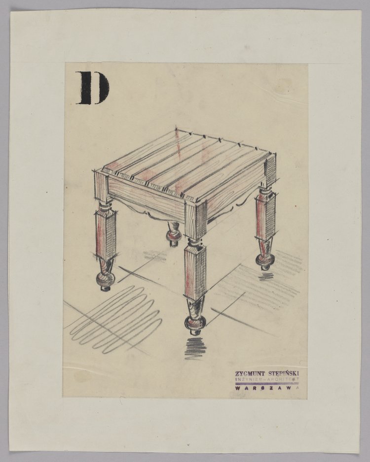 Dziekanka, ul. Krakowskie Przedmieście 56, stołek