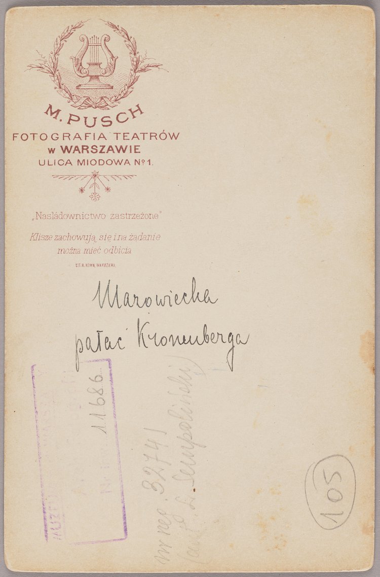 Pałac Kronenberga przy ulicy Mazowieckiej