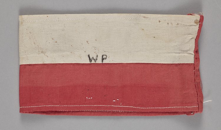 Opaska powstańcza Krystyny Giejsztowt, ps. Kalina, łączniczki AK ze zgrupowania Gurt