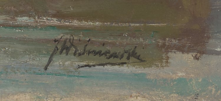 Widok zrujnowanej Warszawy od strony Pragi