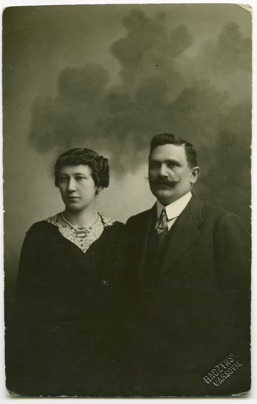 Portret pary małżonków z rodziny Reiffów i Kleinschmidtów