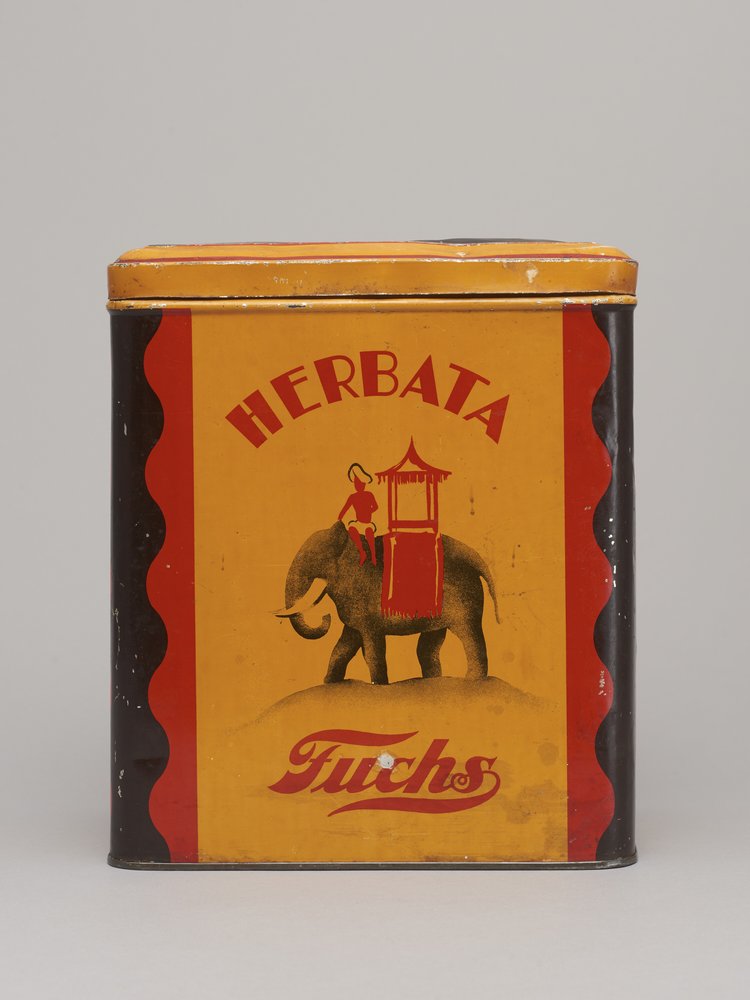 Pudło po herbacie firmy Fuchs