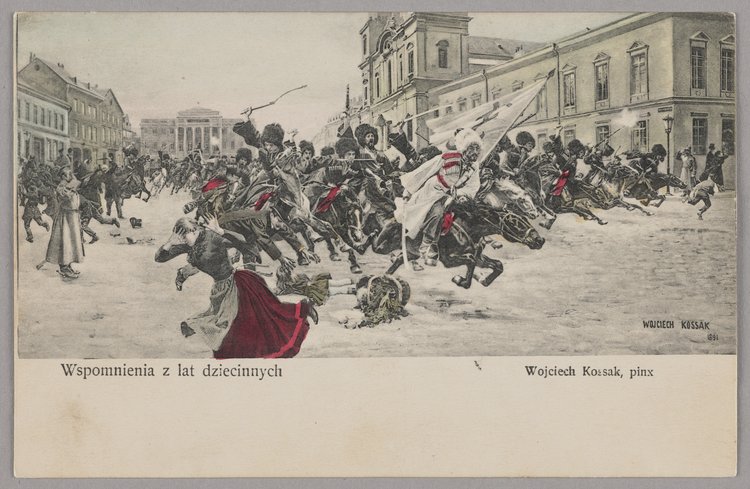 Wspomnienia z lat dziecinnych (szarża Czerkiesów na Krakowskim Przedmieściu)