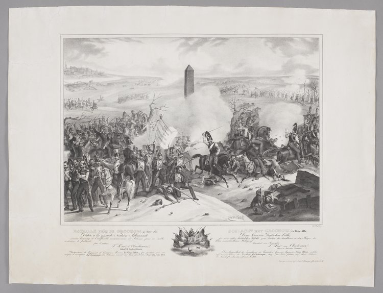 Bataille pres de Grochow - Schlacht bey Grochow