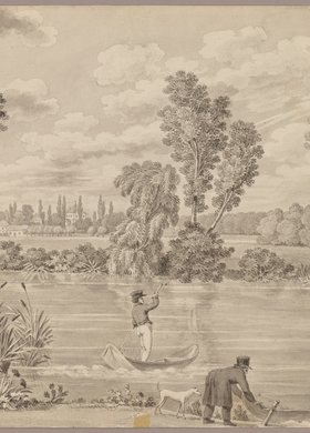 Widok Marymontu od strony stawu