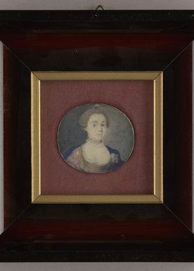 Portret nieznanej kobiety (miniatura)