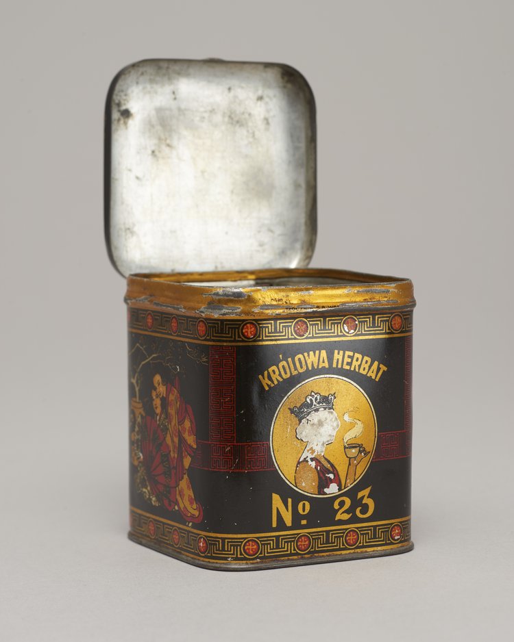 Pudełko po herbacie "z Kopernikiem"