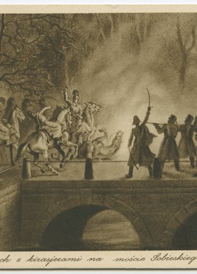 Walka Podchorążych z kirasjerami na moście Sobieskiego 29 XI 1830