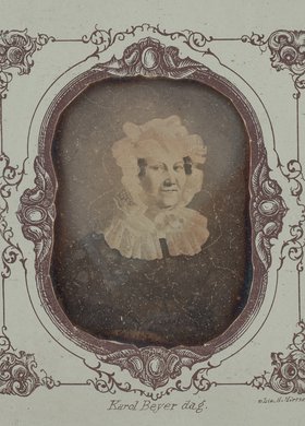 Portret Joanny z Herglów Hauszyldowej, dagerotyp obrazu olejnego