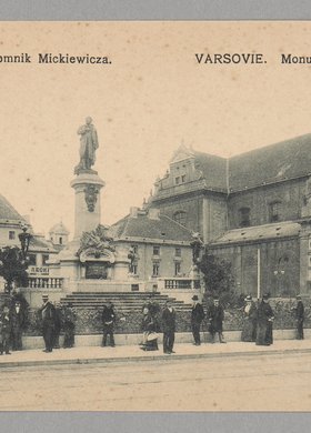 Pomnik Adama Mickiewicza i kościół pokarmelicki