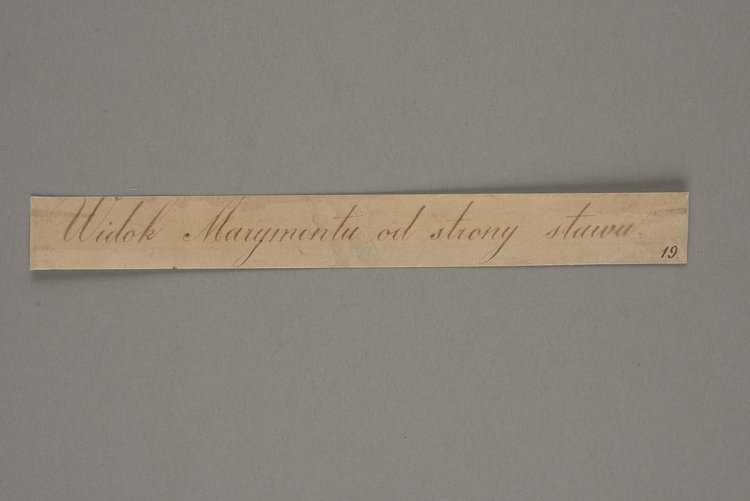 Widok Marymontu od strony stawu