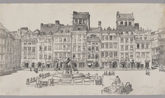 Rynek Starego Miasta, Leon Wyczółkowski