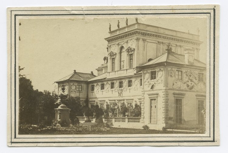 Pałac w Wilanowie, widok od ogrodu