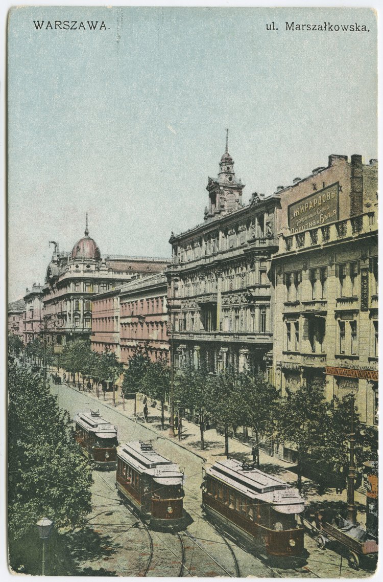 Ulica Marszałkowska przy skrzyżowaniu z ulicą Złotą