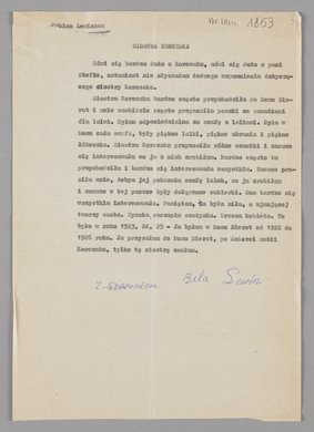 Siostra Korczaka. Wspomnienie o Annie Goldszmit-Lui