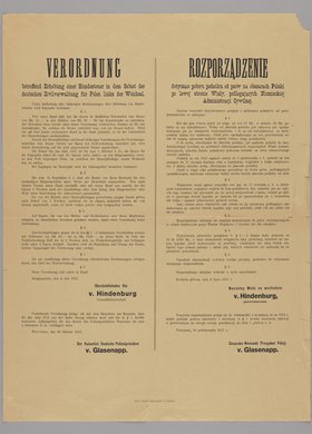 Verordnung / Rozporządzenie o poborze podatku od psów