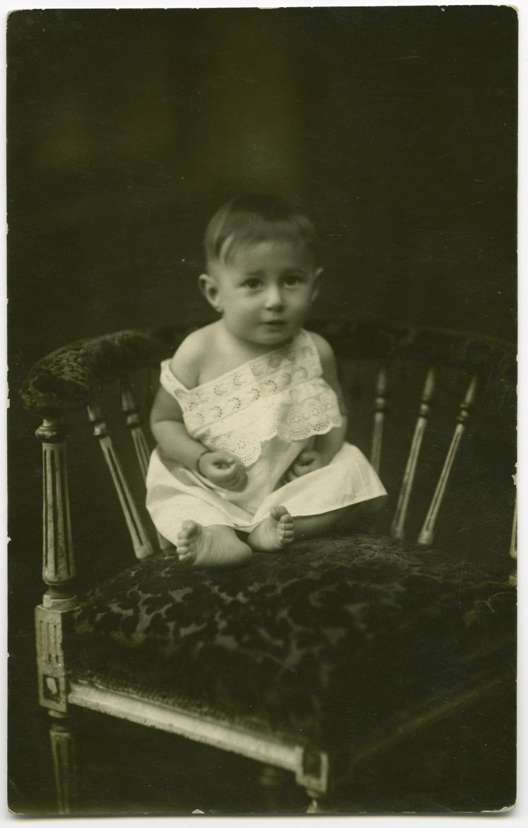 Portret małego dziecka z rodziny Reiffów i Kleinschmidtów