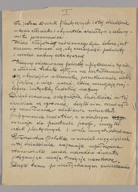 Pismo wysłane przez Tadeusza Cieślewskiego ojca