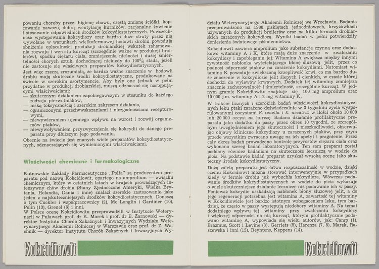 Broszura informacyjna leku Kokcidowit