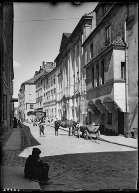 Widok ulicy Jezuickiej na Starym Mieście