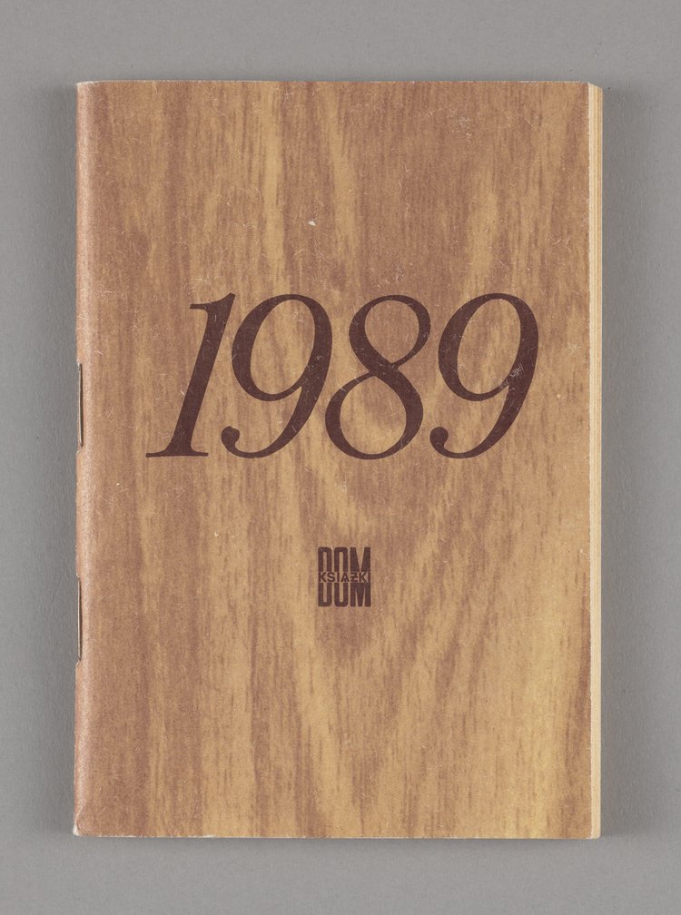 Kalendarz kieszonkowy (terminarz - informator) na rok 1989