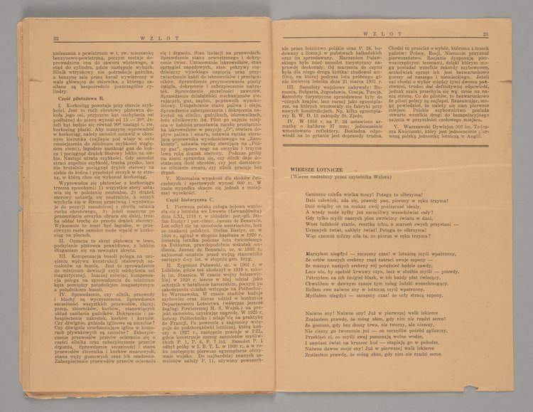 Czasopismo zatytułowane "Wzlot. Pismo Młodzieży Lotniczej", Rok I, lipiec - wrzesień 1943 r.