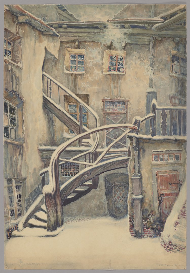 Podwórze kamienicy przy Rynku Starego Miasta