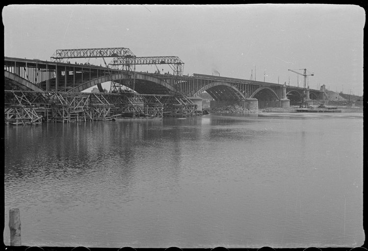 Odbudowa mostu księcia Józefa Poniatowskiego