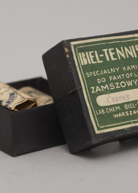 Pudełko firmowe Biel - Tennis z ulotką