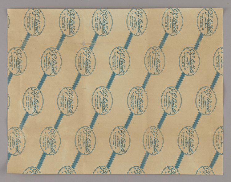 Papier firmowy cukierni G. G. Lardelli