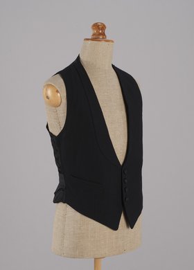 Kamizelka męska z czarną podszewką