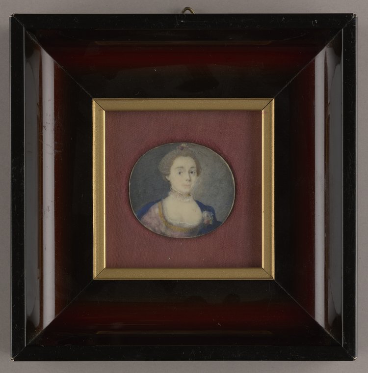 Portret nieznanej kobiety (miniatura)