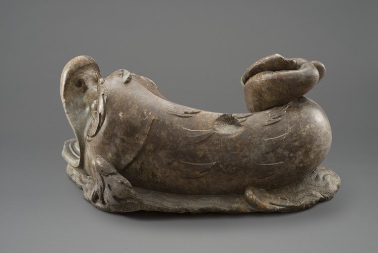 Delfin - fragment fontanny ogrodowej z Villa Regia (Pałacu Kazimierzowskiego)