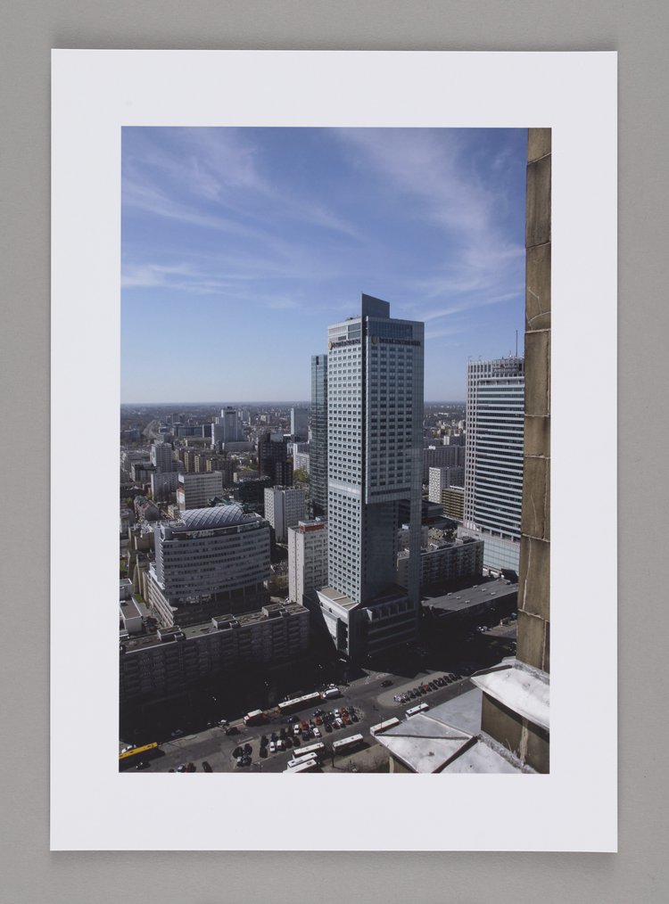 Panorama z Pałacu Kultury i Nauki w kierunku północno-zachodnim