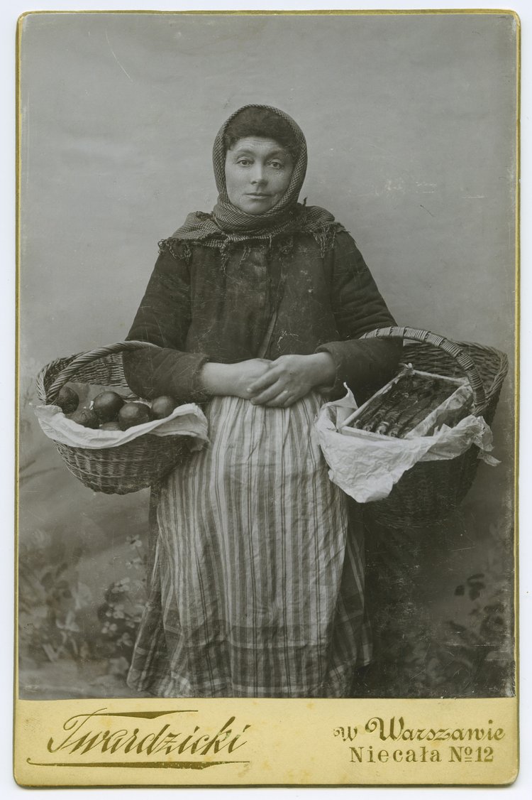 Typy warszawskie - przekupka