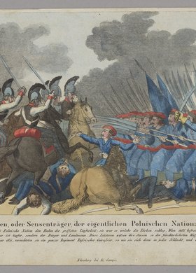 Kampf der Krakusen, oder Sensenträger, der eigentlichen Polnischen Nationalbewaffnung (Bitwa pod Białołęką)