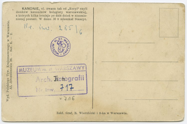 Północna pierzeja zabudowy ulicy Kanonii