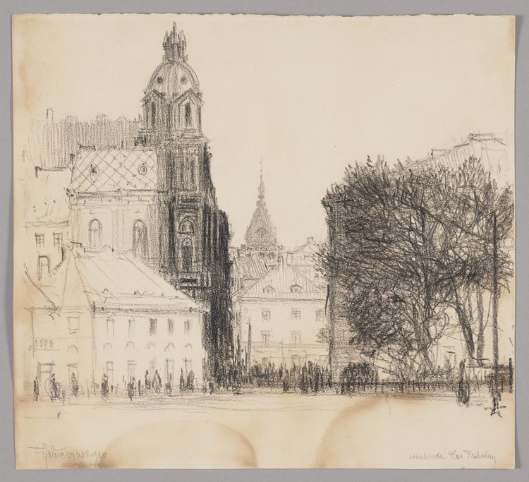 Ulica Senatorska od strony placu Teatralnego