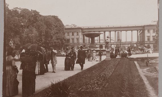 Aleja główna Ogrodu Saskiego