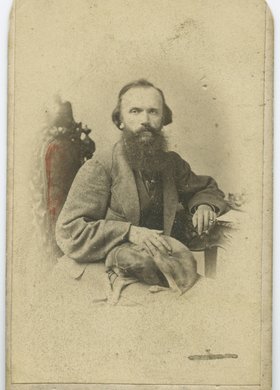 Portret Ferdynanda Klocha z psem