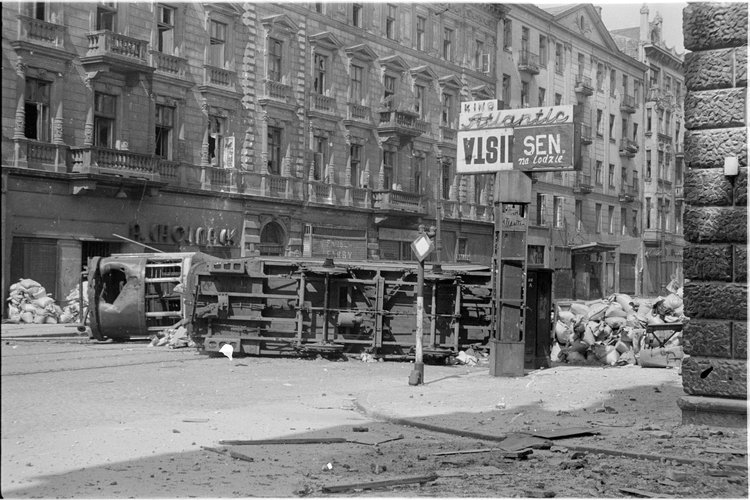 Barykada na ulicy Marszałkowskiej