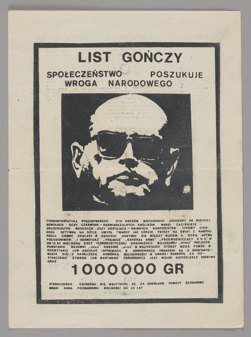 Satyryczna ulotka opozycyjna